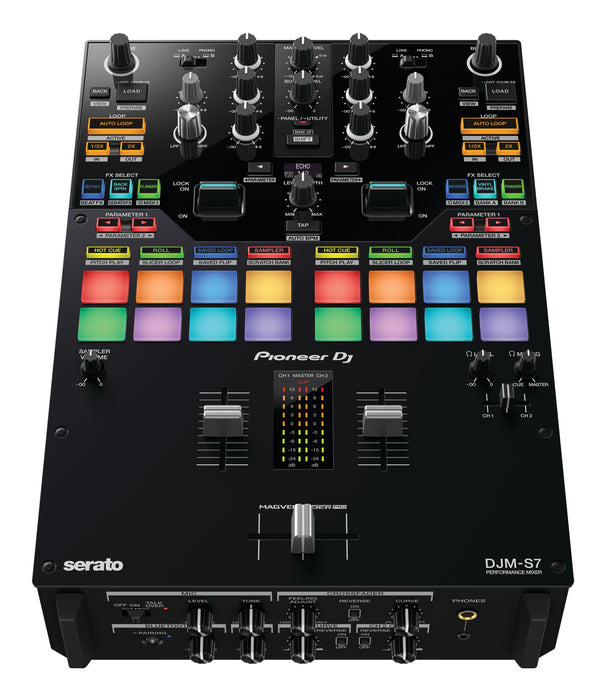 Pioneer DJ Professional Scratch Style 2-Channel DJ Mixer For Serato DJ DJM-S11