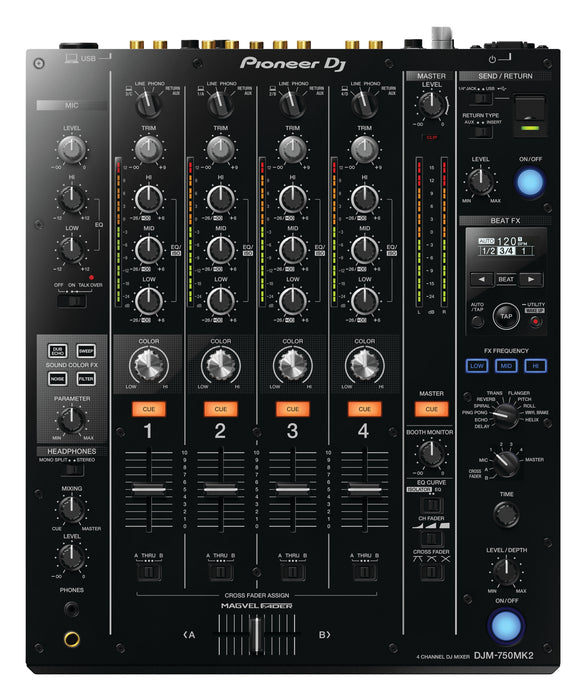 Pioneer DJ 4-Channel Performance DJ Mixer DJM-750MK2