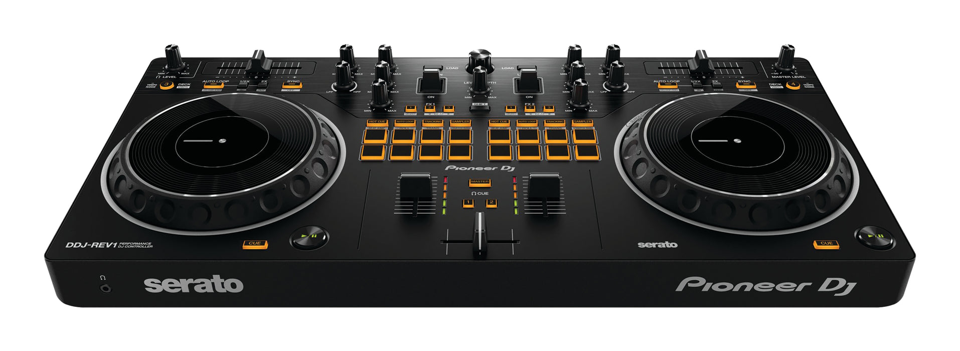 Pioneer DJ Scratch-Style 2-Channel DJ Controller For Serato DJ Lite (Black) DDJ-REV1