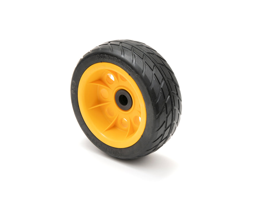 Rock-N-Roller Carts R-Trac Ground Glider Rear Wheel 8" x 3" No-flat (2-Pack for R6, R8, R14 & R16) Offset Hub RWHLO8X3