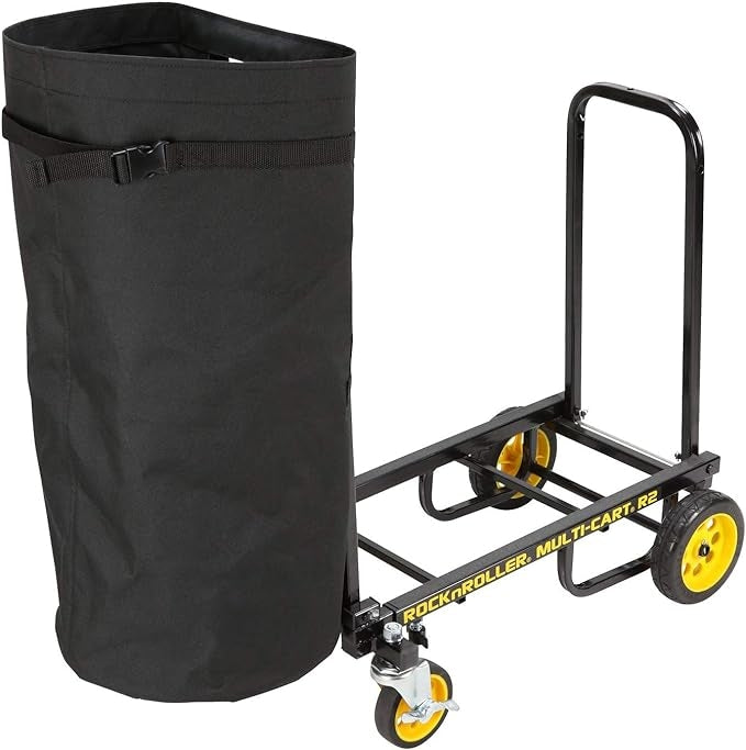 Rock-N-Roller Carts Handle Bag with Rigid Bottom (For R2) (Black) RSA-HBR2