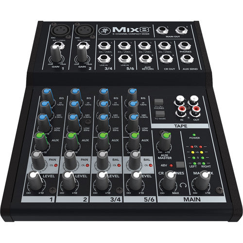 MACKIE 8-Channel Compact Mixer Mix8