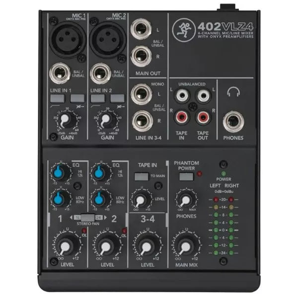 MACKIE 4-Channel Ultra-Compact Analog Mixer 402VLZ4