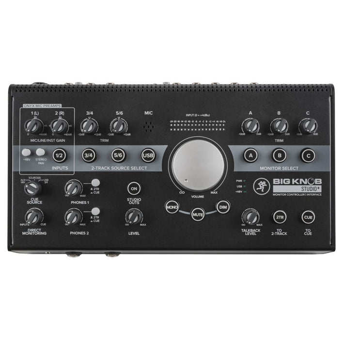 MACKIE 4x3 Monitor Controller & Interface Mackie Big Knob Studio+