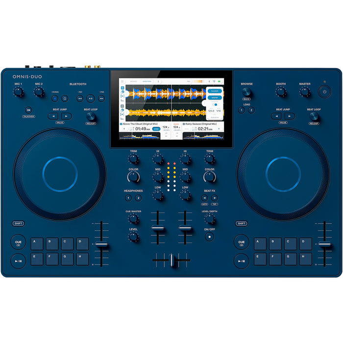 AlphaTheta Portable All-in-One DJ System (Blue) OMNIS-DUO