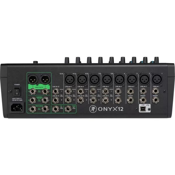 MACKIE 12-Channel Premium Analog USB Mixer USBONYX12