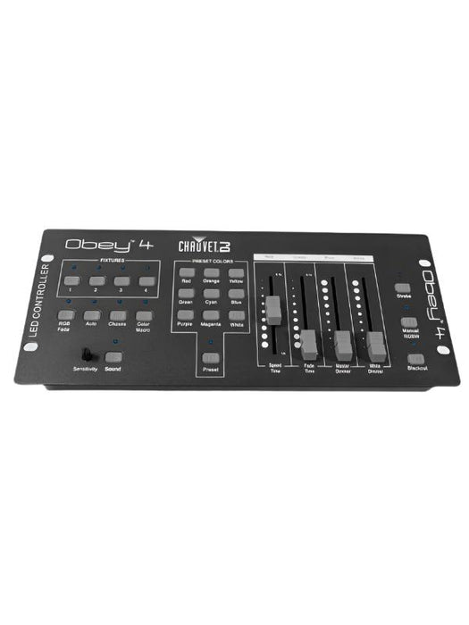 Chauvet DJ Compact DMX Controller for LED Fixtures Up 4 Channels OBEY 4