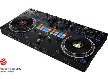 Pioneer DJ Scratch-Style 2-Channel Professional DJ Controller For Serato-Multiple DJ Applications (Black)  DDJ-REV7