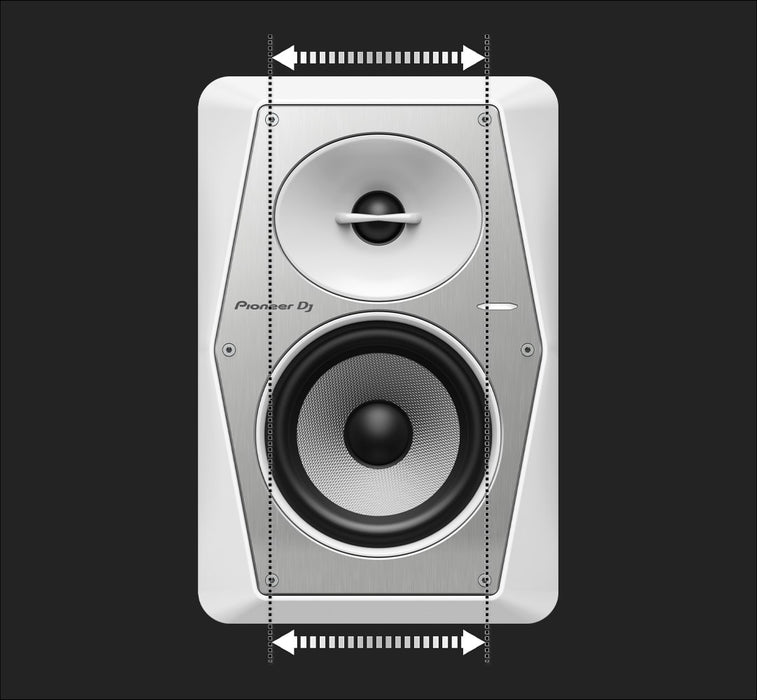 Pioneer DJ 60W Powered Studio Monitor  VM-50-White