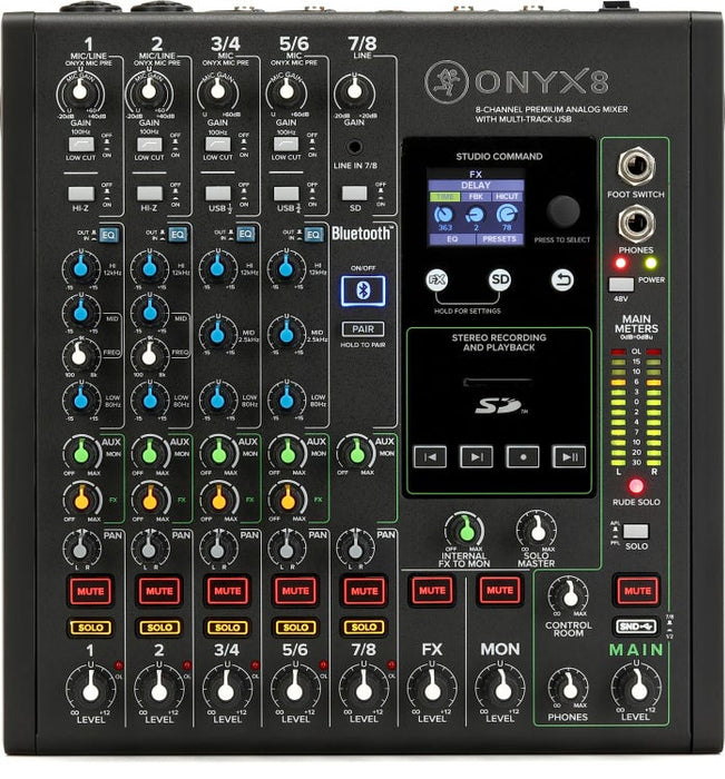 MACKIE 8-Channel Premium Analog USB Mixer ONYX8