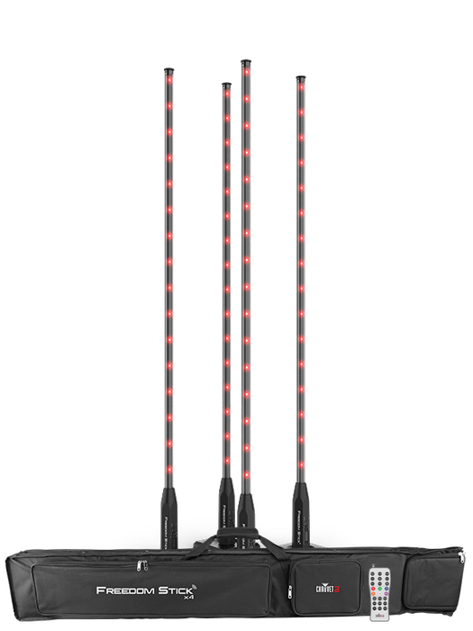 Chauvet DJ Four Free Standing LED Array Lights Freedom Stick X4