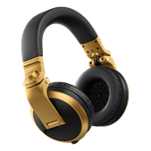 Pioneer DJ Closed-Back Headphones (Gold) HDJ-X5BT-N