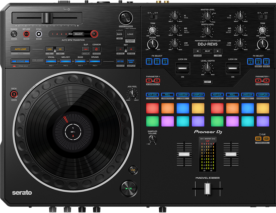 Pioneer DJ Scratch-Style 2-Channel Performance DJ Controller DDJ-REV5