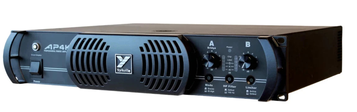 YORKVILLE 2-Channel 1800 W Power Amplifier AP4K