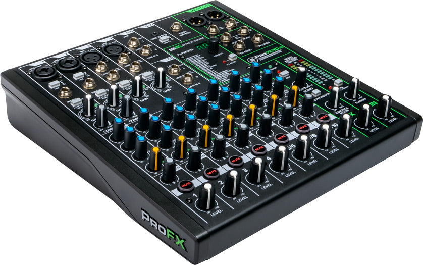 MACKIE 10-Channel Professional Analog Mixer with USB ProFX10v3