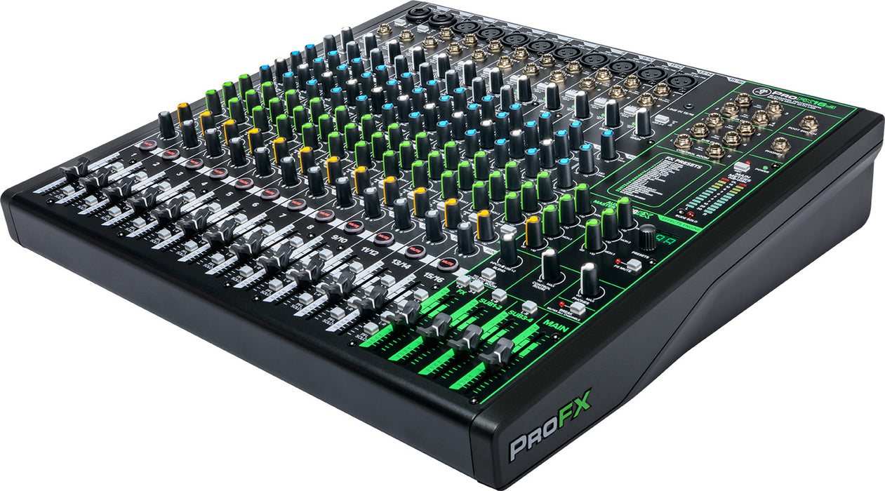 MACKIE 16-Channel Professional Analog Mixer with USB ProFX16v3